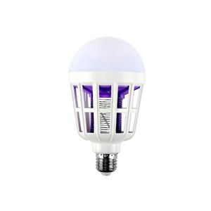 Bec LED Puternic cu Lumina Albastra si Electrosoc Impotriva Tantarilor, Mustelor si Insectelor Zburatoare, 3W, imagine