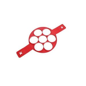Forma din Silicon pentru oua si clatite, Delidge, Rosu imagine