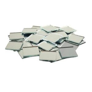 Set 100 Oglinzi Acrilice Decorative in Forma de Patrat, pentru Decorarea Peretilor, 2 x 2 cm, Original Deals imagine