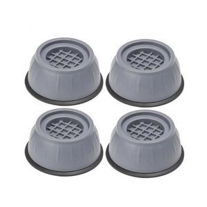 Set picioare antivibratii pentru masina de spalat, Antiderapante, 4 bucati, Gri imagine