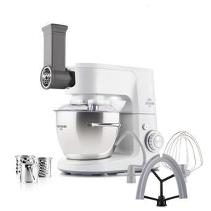 Robot de bucatarie ETA Gratussino III Smart 3023 90000, 1200 W, 4.5 litri, roti dintate metalice, gri/alb imagine