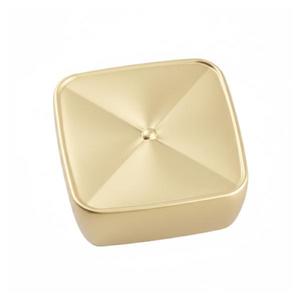 Buton pentru mobila Alan, finisaj alama mata CB, 16 mm imagine