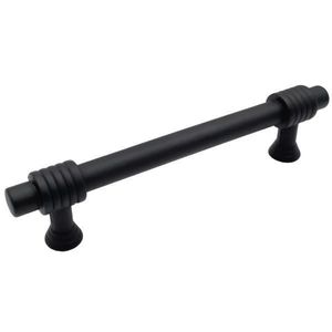 Maner pentru mobila Cruz, finisaj negru mat, L: 128 mm imagine