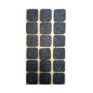 Protectie pasla autoadeziva pentru pardoseala, dreptunghiulara 25 x 25 mm, negru, set 18 buc imagine