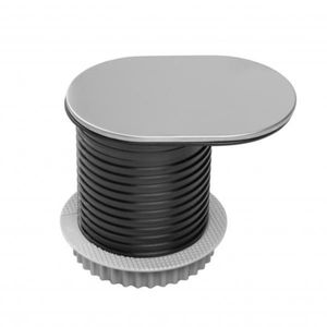 Priza incorporabila in blat Slide, cu o priza Schuko si port incarcare USB tip A+C, finisaj otel inoxidabil imagine