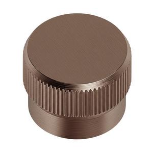 Buton pentru mobila Brooklyn Big, finisaj bronz periat, D: 40 mm imagine