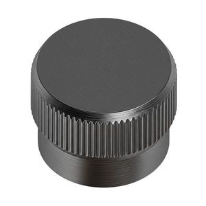 Buton pentru mobila Brooklyn Big, finisaj negru titan, D: 40 mm imagine