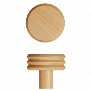 Agatatoare cuier Pulse, finisaj stejar, 65x57 mm imagine