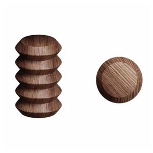 Agatatoare cuier Pulse, finisaj nuc, 28x45 mm imagine