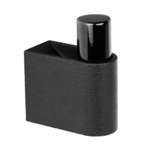 Agatatoare cuier Casey, finisaj negru lava texturat/negru titan lustruit, 23x61 mm imagine