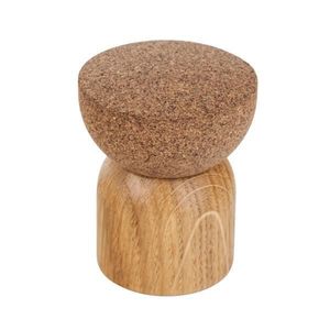 Opritor pentru usa Piece, finisaj stejar/pluta, 48x59 mm imagine