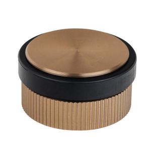 Opritor pentru usa Brooklyn, finisaj alama cava periata, 62x33 mm imagine