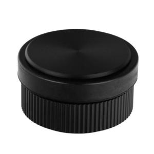 Opritor pentru usa Brooklyn, finisaj negru periat, 62x33 mm imagine