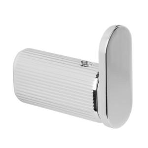 Agatatoare cuier Brooklyn, finisaj nichel lucios, 15x35 mm imagine