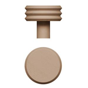 Agatatoare cuier Pulse Color, finisaj maro ceramic, 65x57 mm imagine