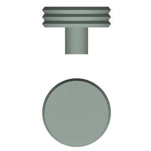 Agatatoare cuier Pulse Color, finisaj verde matcha, 92x62 mm imagine