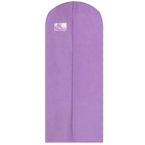 Husa de protectie haine, Mov liliac, 160 x 60 x15 burduf lateral cm imagine