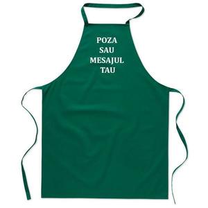 Sort de bucatarie, bumbac, Verde, Piksel, personalizat cu mesaj sau poza imagine