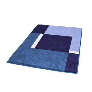 Covoras baie model forme geometrice, albastru, dreptunghiular, poliacril, Dakota, Kleine Wolke, 60x90cm imagine