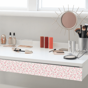 Autocolant decorativ, model flori, roz, 45cmx2m, Claire, Venilia imagine