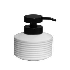 Dozator sapun lichid alb, cauciuc, capacitate 320ml, Tara Rubber imagine