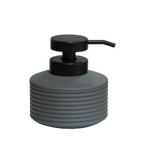 Dozator sapun lichid gri antracit, cauciuc, capacitate 320ml, Tara Rubber imagine