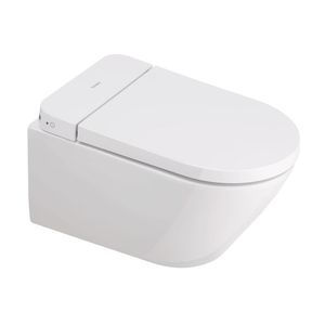 Set vas WC suspendat Duravit D-Neo Compact si capac slim SensoWash cu functie de bideu imagine