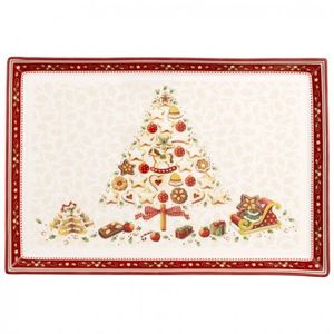 Platou rectangular Villeroy & Boch Winter Bakery Delight 39x26.5cm imagine