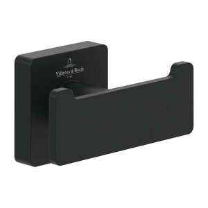 Cuier dublu Villeroy & Boch Elements Striking negru mat imagine