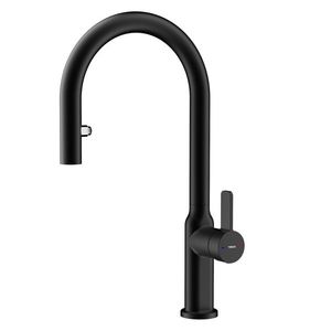 Baterie bucatarie Teka Oval 9382 dus extractibil negru imagine