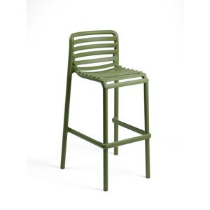 Scaun inalt exterior Nardi Doga Stool h75cm verde agave imagine
