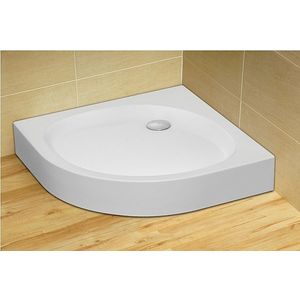 Cadita de dus semirotunda Radaway Patmos A Compact 90x90 cm imagine