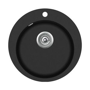 Chiuveta bucatarie Teka CLAVE 45 B-TQ 1B 510x510mm Tegranite SchwartzMetallic imagine