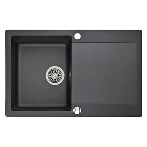 Chiuveta bucatarie Teka Clivo 45 B-TQ 790x495mm tegranit Schwarzmetallic imagine