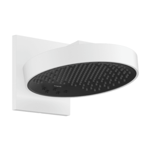 Palarie de dus Hansgrohe Rainfinity 250 3jet EcoSmart cu placa de conectare la perete alb mat imagine