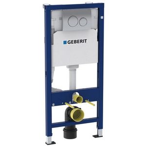 Set rezervor incastrat Geberit Duofix Delta PLUS include set fixare si clapeta Delta 20 crom imagine