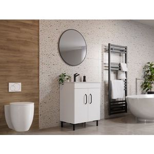 Set Masca Baie + Chiuveta 650 + Oglinda Rotunda Albio imagine