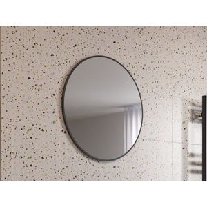 Oglinda Rotunda Albio Neagra imagine