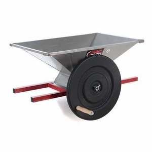 Zdrobitor Manual din Inox pentru Struguri – Role Nylon, Hopper 800×500 mm, 700 kg/ora imagine