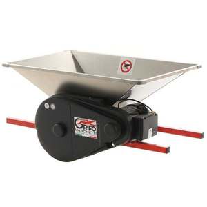 Zdrobitor Electric Mare din Inox pentru Fructe Fără Sâmburi si Struguri – Cuțite Inox, Role Nylon, 1500 kg/ora imagine