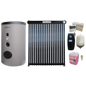 Pachet sistem solar presurizat, Panou Fornello 20 Tuburi Heat Pipe, Boiler Fornello Optima EV 6/4 S2, 160 Litri, Controller, Vas expansiune, Grup pompare, Aerisitor, Antigel imagine