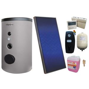 Pachet sistem solar presurizat, Panou Sunsystem PК SL FP 2.0, Boiler Fornello Optima EV 6/4 S2, 160 Litri, Controller, Vas expansiune, Grup pompare, Aerisitor, Antigel imagine