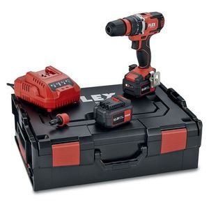 Masina de gaurit si insurubat cu percutie, cu acumulatori Flex PD 2G 10.8-EC/6.0 SET, 10.8V/6Ah, cuplu maxim 58 Nm, 2 acumulatori, incarcator, valiza de transport imagine