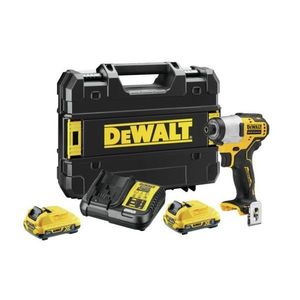 Masina insurubat cu impact sub compacta DeWalt DCF801D2, 1/4"", Li-Ion 12V, 2 x 2Ah imagine