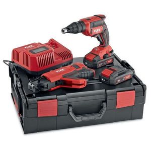 Masina de insurubat Flex DW 45 18.0-EC M/2.5 Set, cu acumulatori 18V / 2.5Ah, cuplu maxim 28 Nm, valiza de transport si magazie de suruburi imagine