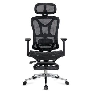 Scaun de birou ergonomic negru cu suport lombar și brate reglabile 3D SYYT 9519 imagine