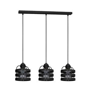 Lustra TUBE 3xE27/60W/230V negru imagine