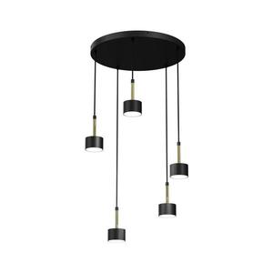 Lustră pe cablu ARENA 5xGX53/11W/230V neagră/aurie imagine