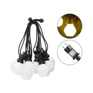 Lanț LED decorativ de exterior 10xLED/8m IP44 alb cald imagine