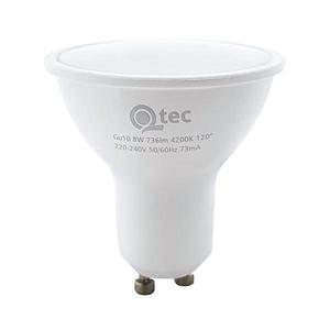 Bec LED Qtec GU10/8W/230V 4200K imagine